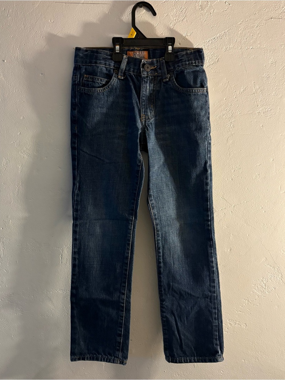 Old Navy Boys Size 8 Basic Skinny Astro Dark Wash Jeans Adjustable Waist
